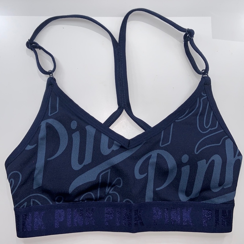 pink sports bra